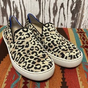 Rothy Women’s Cheetah Slip on Sneakers 7